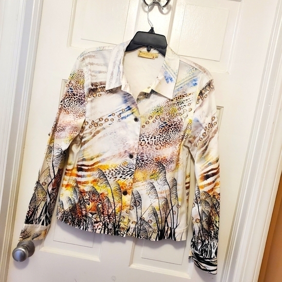 Impulse California Lightweight Jacket with Graphic Print size Medium - Picture 1 of 11